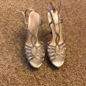 Caparros Silver High Heels